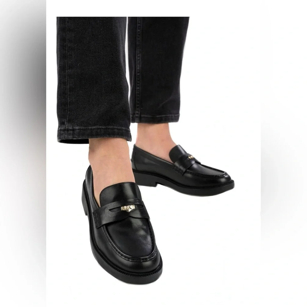 Michael Kors Eden Vachetta Leather Loafers - Picture 1 of 6